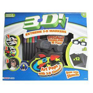 Комплект за рисуване 3D Magic с 3D очила