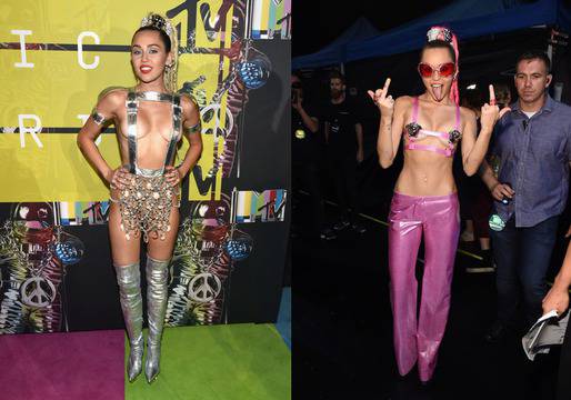 Скандалните тоалети на Майли Сайръс