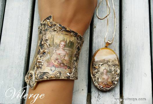 Луксозна винтидж колекция бижута с естествен камък за жени стилен коледен подарък