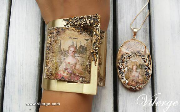 Луксозна винтидж бижутерия с естествени камъни за стилни жени и изискани дами Коледен подарък