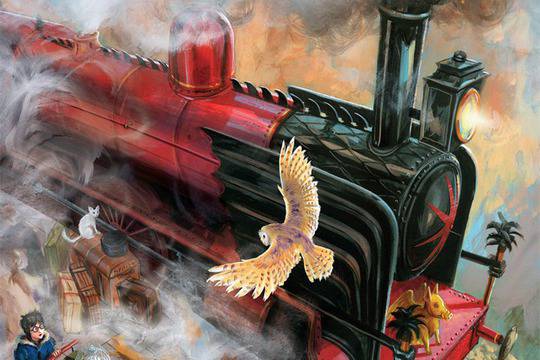 „Хари Потър и философския камък“, илюстриран от Джим Кей