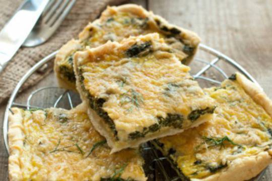 Млечна баница с лапад