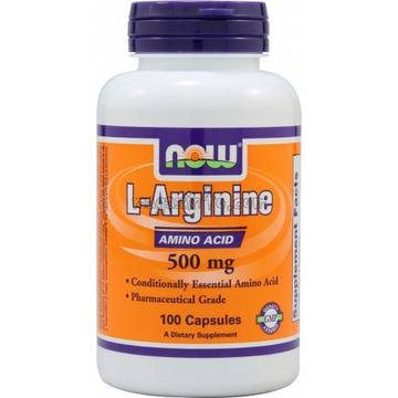 Arginine 500 мг. 100 капс. – NOW Foods
