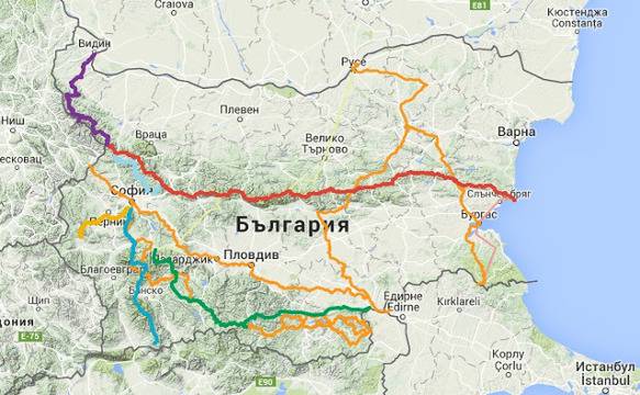 Европейските пешеходни маршрути в България