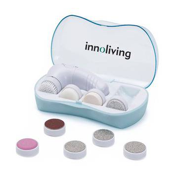 Комплект за почистване и красота на лице и тяло 9 в 1 INNOFIT INN-035, 9 аксесоари, Бял