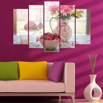 Декоративно пано за стена с атрактивно аранжирана трапезария VH-584