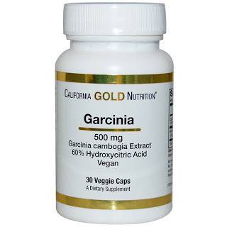 Само днес! Garcinia Cambogia (Гарциния Камбоджа) 500mg 30 капсули, от California Gold Nutrition е на цена 1$ в iHerb