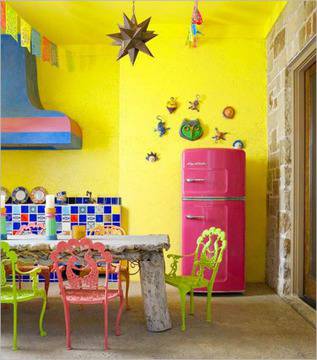 Пъстроцветни кухни в ярки цветове