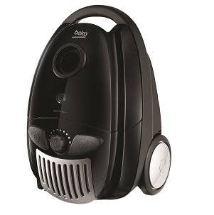 Прахосмукачка с торба Beko BKS1430C, 3 л, Метална телескопична тръба, 1200 W, Микрофилтър, Сива