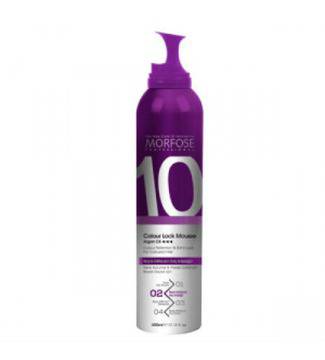 Morfose 10 Color Lock Mousse Пяна за фиксиране на цвета на косата 50ml