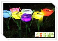 Градинска соларна лампа лале