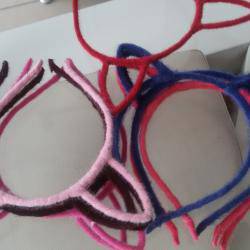 Диадема с котешки ушички