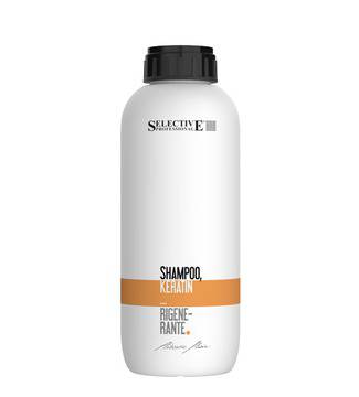 Selective Professional Keratin Shampoo Шампоан с Кератин за суха и увредена коса 1000ml