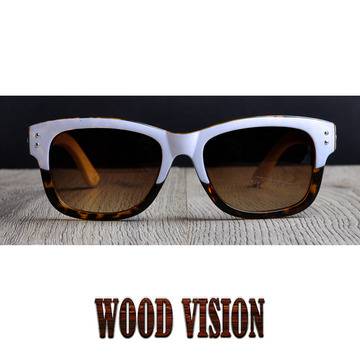 Слънчеви очила double с бамбукови дръжки – Wood Vision