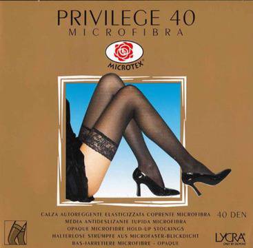 Малена – магазин за плътни чорапи със силикон OMSA ОМСА сиви дамски седем осми чорапи Privilege 40 DEN чорапи със силикон