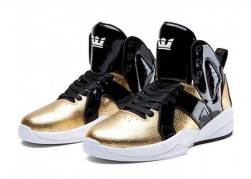 Мъжки Кецове Supra Magazine Gold естествена кожа и златист цвят