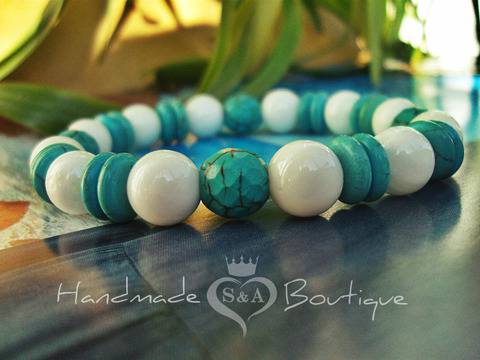 Гривна Olympus с Ахат и Тюркоаз