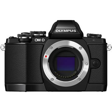 Фотоапарат Mirrorless Olympus E-M10, 16 MP Body, Черен