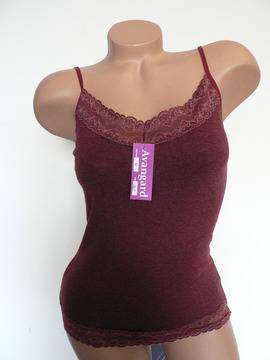 Малена – магазин за дамски вълнени потници М Л ХЛ M L XL вълнено бельо вълнен потник тънки презрамки 160 вълнен потник