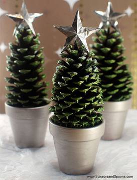 Идеи за ръчно изработена коледна украса