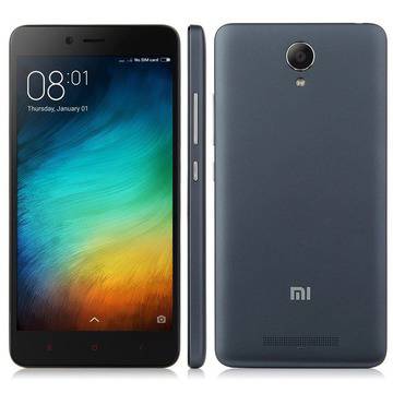 Мобилен телефон, Xiaomi RedMi Note 2, Octa Core 64bit, 13MP, 2GB RAM, Dual Sim, Сив