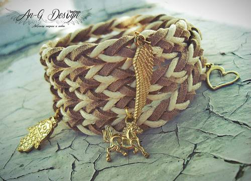 Нов Модел Boho Chik Гривна Gold Wing