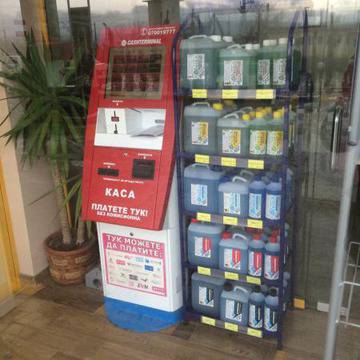 Кештерминали в бензиностанции Дизелор