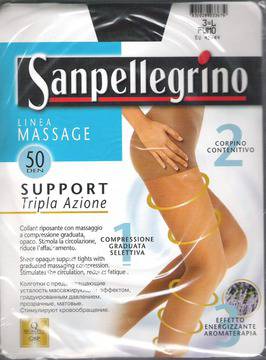 Малена – магазин за стягащи чорапогащници големи размери макси Санпелегрино Sanpellegrino Support 50 DEN коригиращ чорапогащник