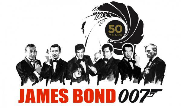 Джеймс Бонд в актьори, факти и момичета