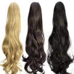 Чуплива дълга конска опашка от изкуствен косъм-25лв