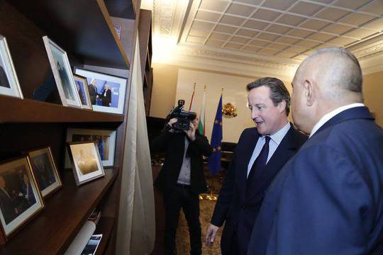 Британският премиер посети Елхово и българо-турската граница