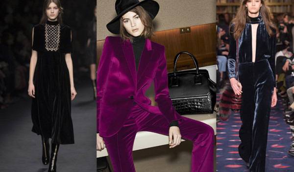 Моден Тренд Зима 2015-2016 Велур и Кадифе
