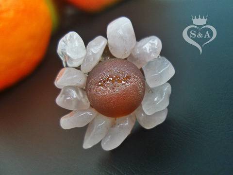 Ефектен Пръстен Sun Flower