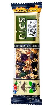 Здравословно десертно блокче NICS с плодове, семена и мед – Безглутенови храни в БИО магазин Bio Drink