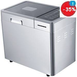Хлебопекарна Heinner Master Collection HBM-900XMC, 615 W, 900гр, 12 Програми, Сребрист – Коледна промо оферта
