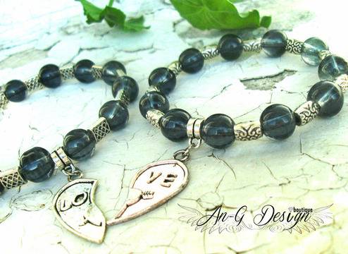 Двойка Гривни За Влюбени Love