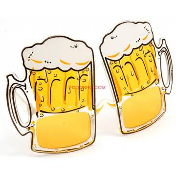 Карнавални очила – две халби с бира ..