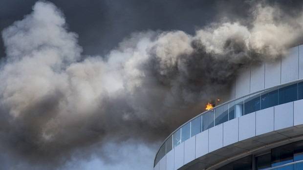 Огнен ад на Нова година в Дубай