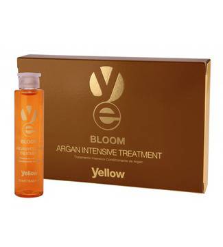 Alfaparf Yellow Bloom Argan Intensive Treatmen Възстановяваща терапия за коса с арган и бамбук 6 X13ml
