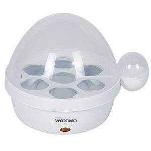 Яйцеварка MYDOMO YW-9915, 350W, 7 яйца, Термоустойчивата основа, Бяла