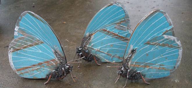 От метални отпадъци до нежни скулптури