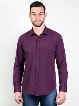 Мъжка риза в бордо