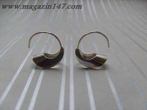 Сребърни обеци №215