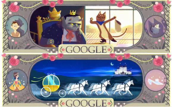 Google отбелязва 388 години от рождението на Шарл Перо