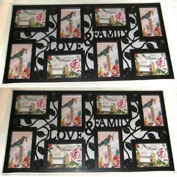 Фоторамка – пано за 8 снимки на любими хора – 69 х 33 см. FD-4464-1