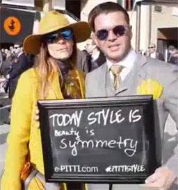 Today style is Beauty is SYMMETRY – д-р Ангел Енчев и Теди Велинова by E-pitti