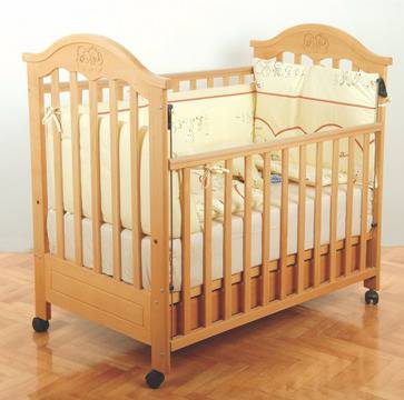 Детско дървено легло Lux – натурално