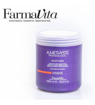 FarmaVita AMETHYSTE Hydrate Velvet Mask Маска За Суха И Изтощена Коса 1000ml