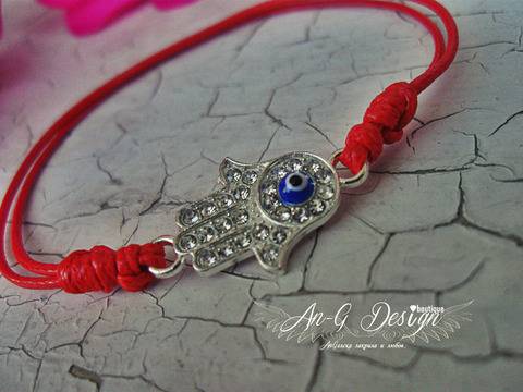 Гривни Против Уроки White Hamsa