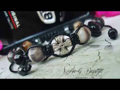 Шамбала Мъжки Гривни Ръчна Изработка от Бутик за Бижута An-g Design